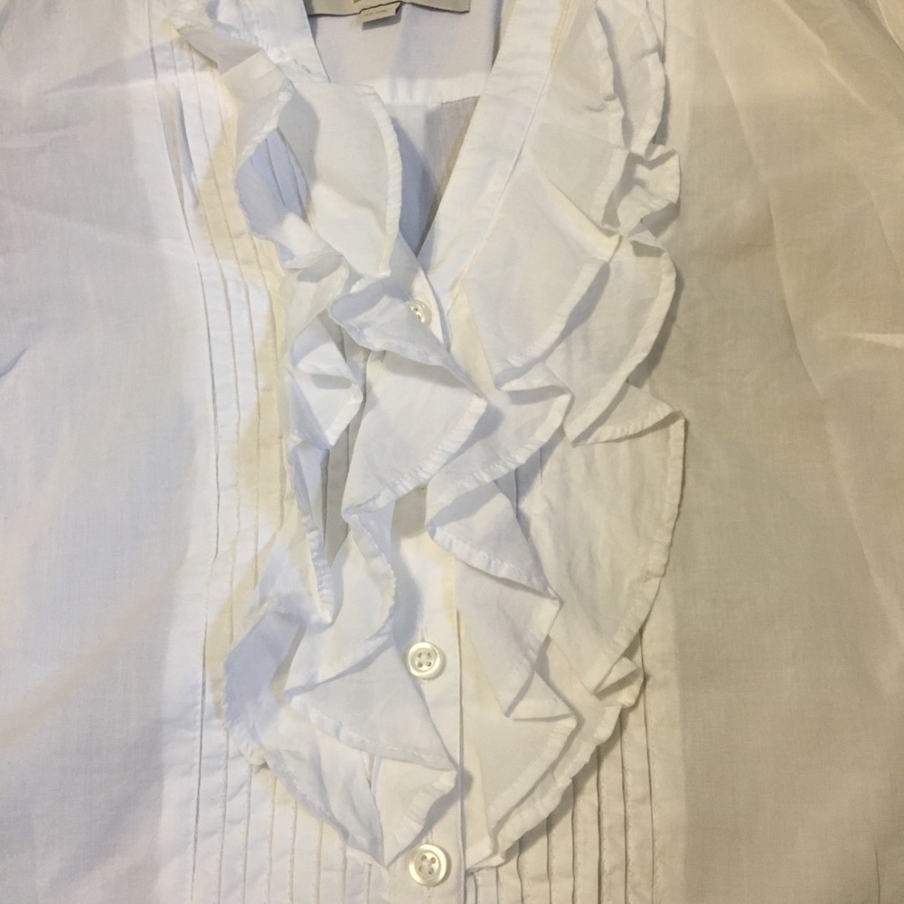 LOFT Ruffle Blouse - Picture 2 of 6